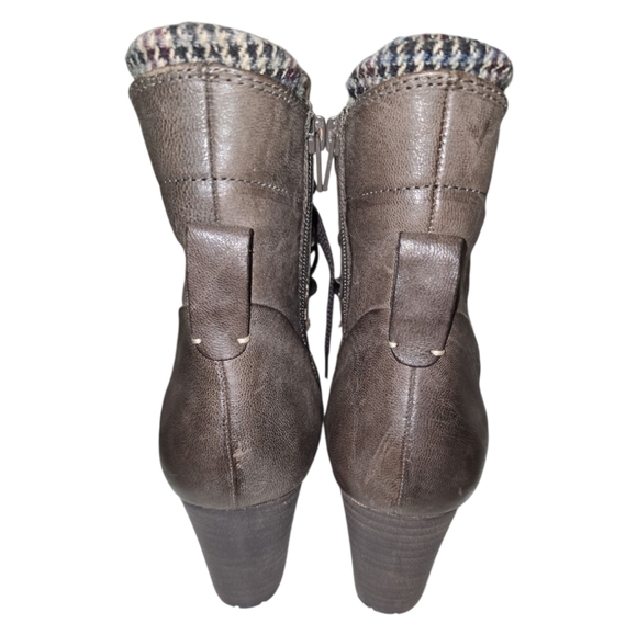 Cobb Hill Rockport Collection Brown  Lucinda Lace-up Nubuck Leather Boot 9.5 - Picture 5 of 8